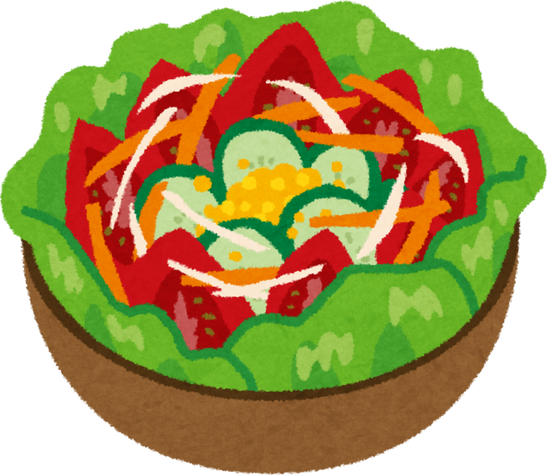 Illustration of a Fresh Vegetable Salad